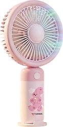 Torima F-56 Taşınabilir Pembe Şarjlı Vantilatör