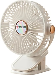 Torima F-61 Beyaz Şarjlı Masaüstü Vantilatör