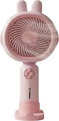 Torima F-67 Taşınabilir Pembe Şarjlı Vantilatör