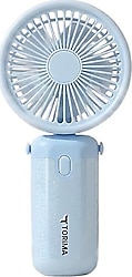 Torima F57 Mini Mavi Şarjlı El Tipi Vantilatör