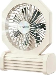 Torima F58 Bej Şarjlı Masaüstü Vantilatör