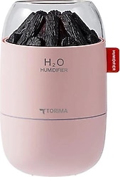 Torima H16 Odun Ateşi Efekli Nemlendiricili Pembe Buhar Makinesi