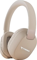 Torima HD50 Bej Kulak Üstü Bluetooth Kulaklık