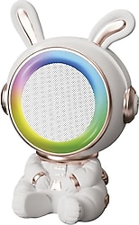Torima KIDMIC-05 Tavşan Figürlü RGB Mikrofonlu Bluetooth Hoparlör