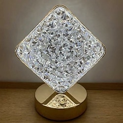 Torima LW-25 Şarjlı Kare Kristal Elmas Masa Lambası