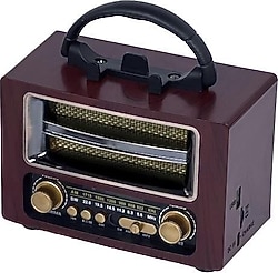 Torima NS-02 Kahverengi Bluetooth Nostajik Radyo
