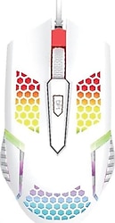 Torima TM-15 Beyaz RGB Optik Kablolu Oyuncu Mouse