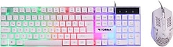 Torima TMK-03 Beyaz RGB Kablolu Oyuncu Klavye Mouse Seti