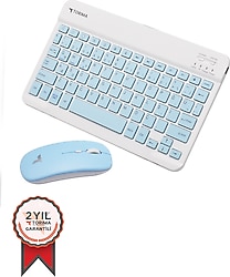 Torima TMK-04 Mavi TKL Kablosuz Klavye Mouse Seti