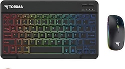 Torima TMK-09 Siyah RGB Kablosuz Klavye Mouse Seti