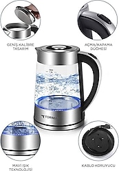 Torima TY-S888-040 1500 W 1.8 lt Cam Kettle