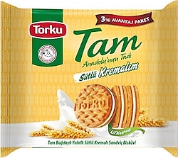 Torku Tam Kremalım Bisküvi 3x83 gr