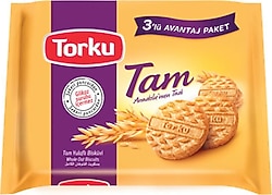 Torku Tam Yulaflı Bisküvi 3x125 gr