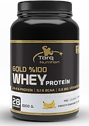 Torq Nutrition Nutrition Gold 1000 gr Muz Aromalı Whey Protein Tozu