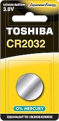 Toshiba CR2032 3V Lityum Düğme Pil