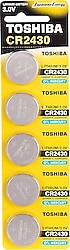 Toshiba CR2430 3V 5'li Lityum Pil