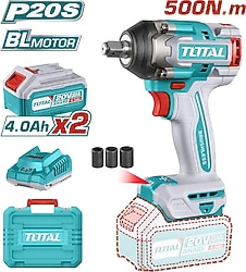 Total Tools TIWLI2050E Çift Akülü 4 Ah Somun Sıkma Makinesi
