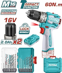 Total Tools TOSLI241199E Uç Seti ve Darbeli Matkap