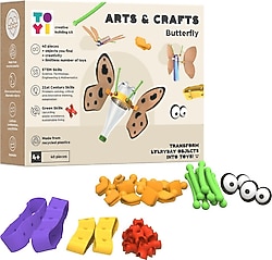 Toyi Arts Crafts Kelebek Yaratıcı Yapı Oyuncağı