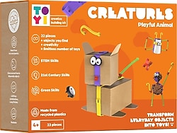 Toyi Creatures Playful Animal Yaratıcı Yapı Oyuncakları