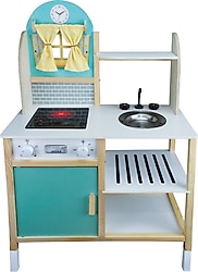 Toysilla Ahşap Ledli Yeşil Oyuncak Mutfak T1009