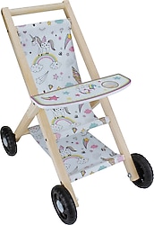 Toysilla Ahşap Oyuncak Bebek Arabası T3102