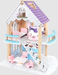 Toysilla İki Katlı Ahşap Oyun Evi T2011
