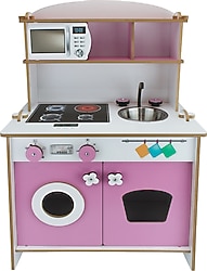 Toysilla Pembe Ahşap Oyuncak Mutfak T1004