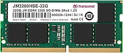 Transcend 32 GB 3200 MHz CL22 SODIMM JM3200HSE-32G DDR4 Ram