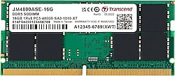 Transcend 16 GB 4800 MHz DDR5 CL40 SODIMM JM4800ASE-16G Ram