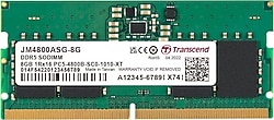 Transcend 8 GB 4800 MHz CL40 JM4800ASG-8G DDR5 Ram