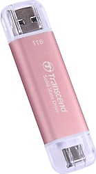 Transcend TS1TESD310P Pembe 1 TB USB 3.2 Taşınabilir SSD