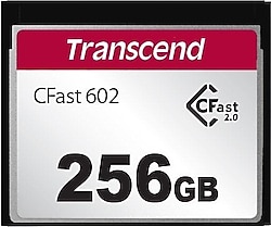 Transcend TS256GCFX602 256 GB CFast 2.0 Compact Flash Hafıza Kartı