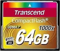 Transcend TS64GCF1000 64 GB Compact Flash Hafıza Kartı