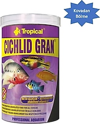Tropical Cichlid Gran 250 gr Kovadan Bölme Balık Yemi