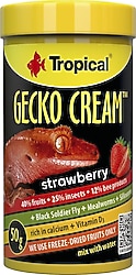 Tropical Gecko Cream Çilekli 50 gr / 100 ml Gecko Yemi