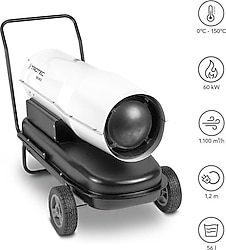 Trotec IDE 60 D 60 kW Sanayi Tipi Mazotlu Isıtıcı