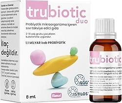 Trubiotic Duo Probiyotik Mikroorganizma 8 ml Damla
