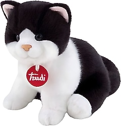 Trudi Kitten Brad Black White 22 cm Peluş Kedi 21040