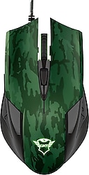 Trust GXT781 Rixa Camo Optik Kablolu Oyuncu Mouse + Mouse Pad