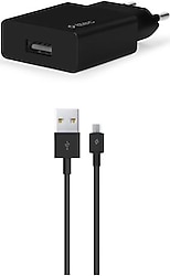 Ttec 2SCS20MS SmartCharger 2.1A Micro USB Kablolu Seyahat Şarj Aleti Siyah