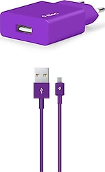 Ttec SmartCharger 2SCS20MMR Mor Micro USB Kablolu Şarj Aleti