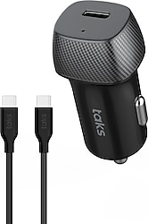 Ttec Taks 5CP01CS 30 W Type-C Kablolu Hızlı Araç Şarj Aleti