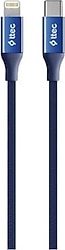 Ttec AlumiCable 1.5 m 2DK41L Type-C to Lightning Şarj Kablosu Lacivert