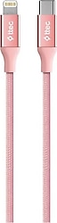 Ttec AlumiCable 1.5 m 2DK41RA Type-C to Lightning Şarj Kablosu Roze Altın