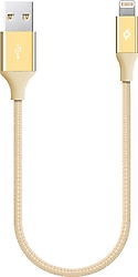 Ttec AlumiCable Mini 30 cm 2DK28A Altın iPhone Şarj Kablosu