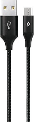 Ttec AlumiCable XL 2 m 2DK21S Micro USB Siyah Şarj Kablosu