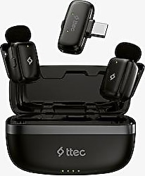 Ttec GoMic Mini 2'li Kablosuz Yaka Mikrofon Kiti