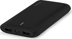 Ttec PowerSlim Duo 2BB163S Siyah 10000 mAh Hızlı Şarj Powerbank