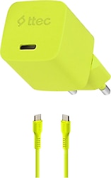 Ttec SmartCharger 2SCG20CNS 20 W Sarı Type-C Kablolu Hızlı Şarj Aleti